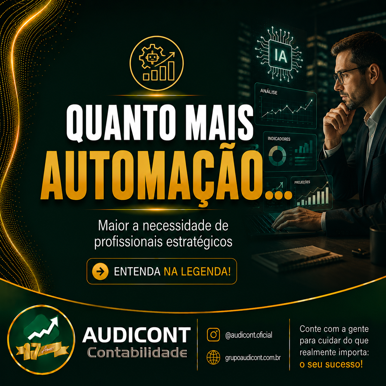 🤖 QUANTO MAIS AUTOMAÇÃO...