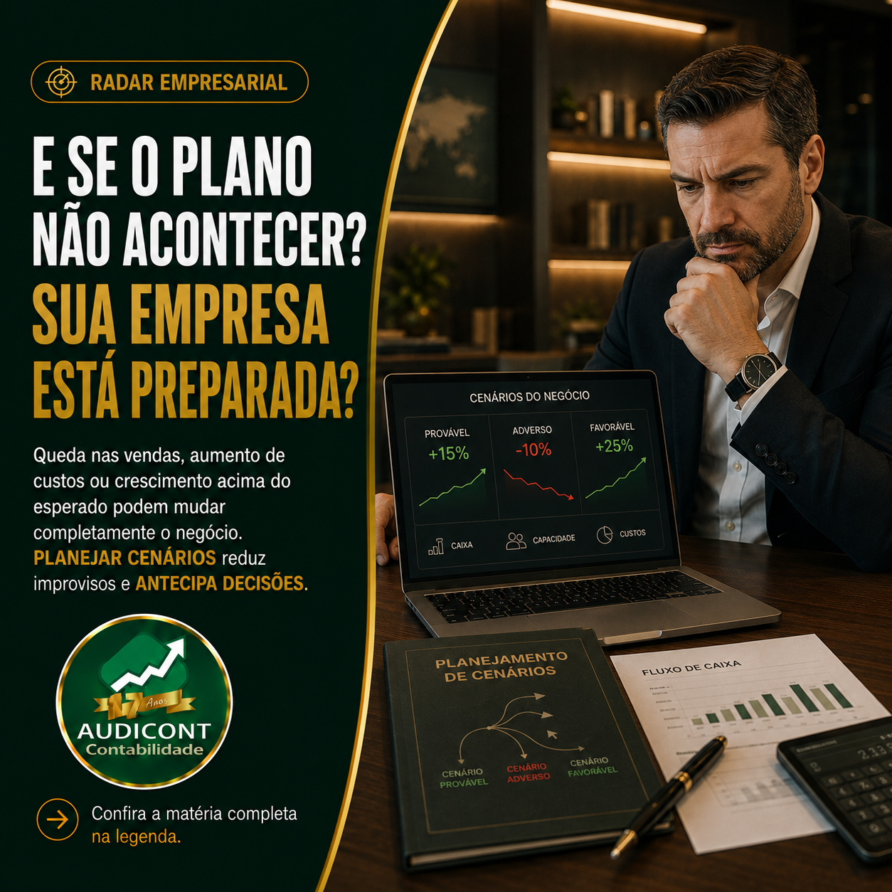 📊 Sua empresa sobreviveria se o cenário planejado não acontecesse?