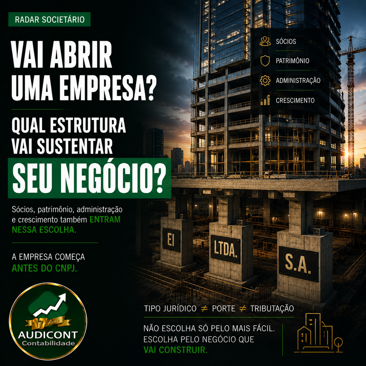 Qual tipo jurídico escolher para abrir uma empresa?