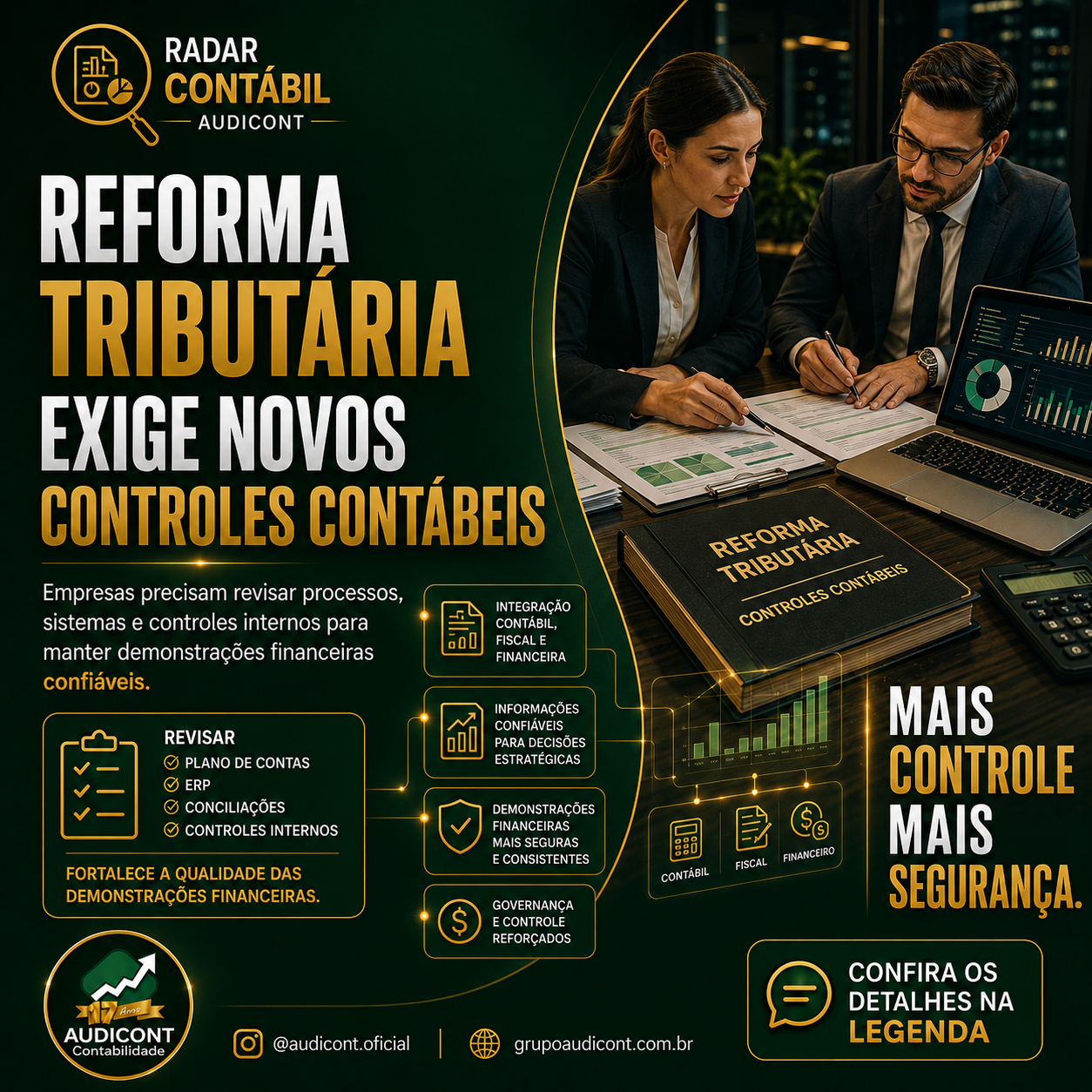 📊 Reforma Tributária exige revisão dos controles contábeis