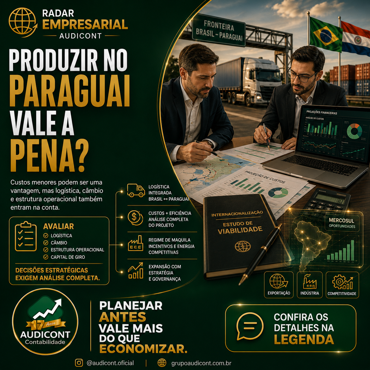 🌎 Produzir no Paraguai vale a pena? A resposta depende do planejamento.