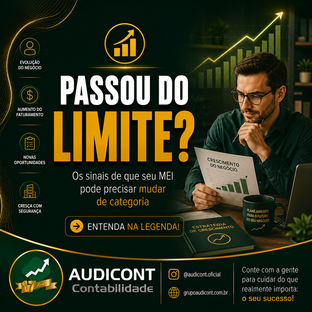 📈 PASSOU DO LIMITE?