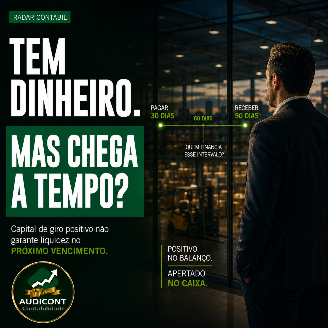 Capital de giro: quando caixa e dívida estão em empresas diferentes