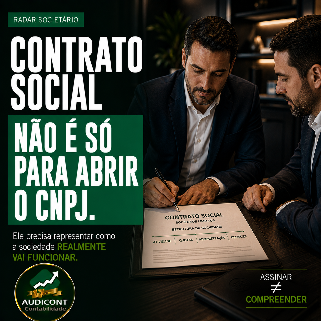 Contrato social: cláusulas essenciais para registrar Ltda.