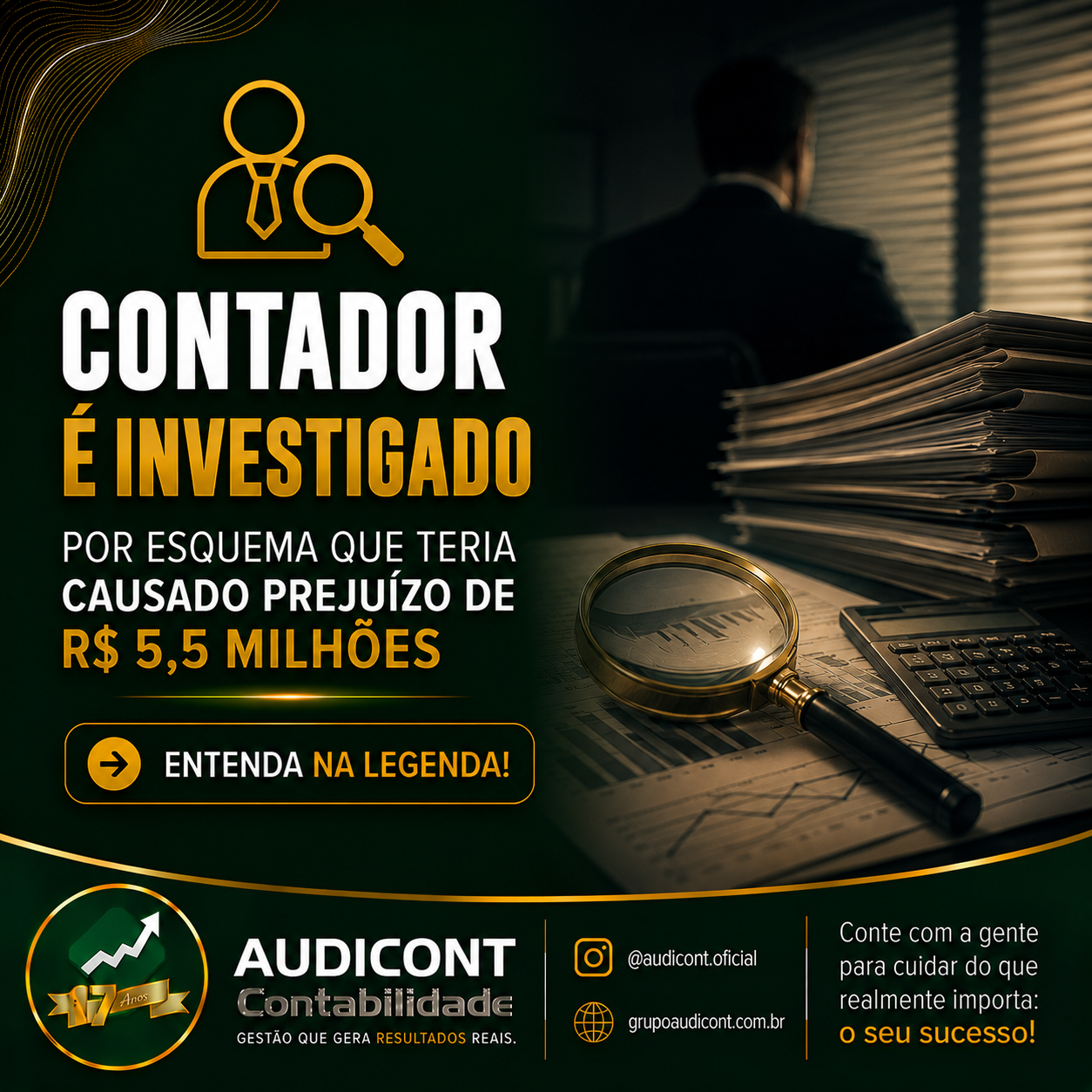 🚨 CONTADOR É INVESTIGADO POR ESQUEMA MILIONÁRIO