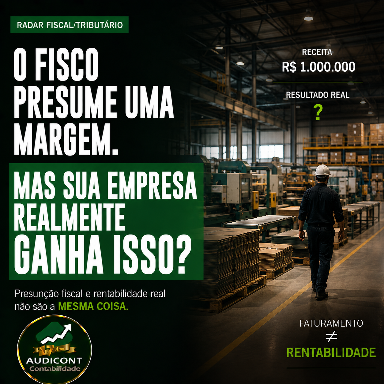Margem de lucro no Lucro Presumido: quando a presunção deixa de acompanhar o resultado real