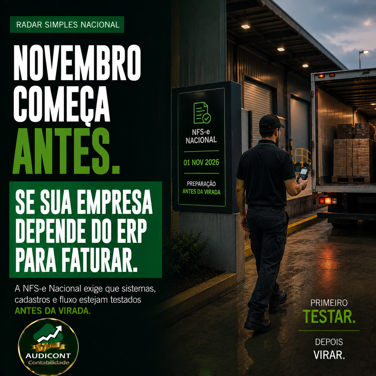 NFS-e Nacional no Simples: como preparar o ERP antes de novembro