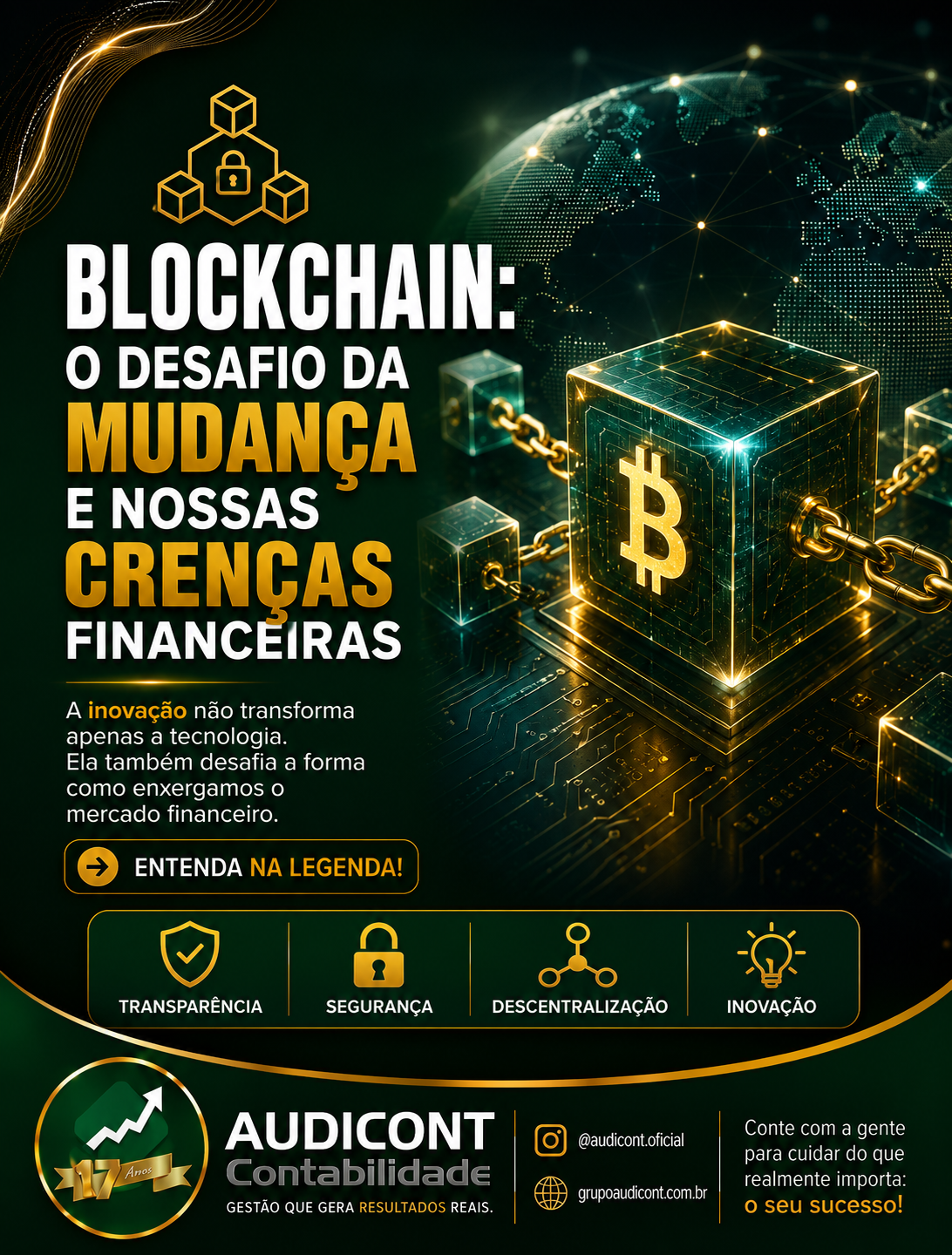 🔗 Blockchain: o desafio da mudança e nossas crenças financeiras