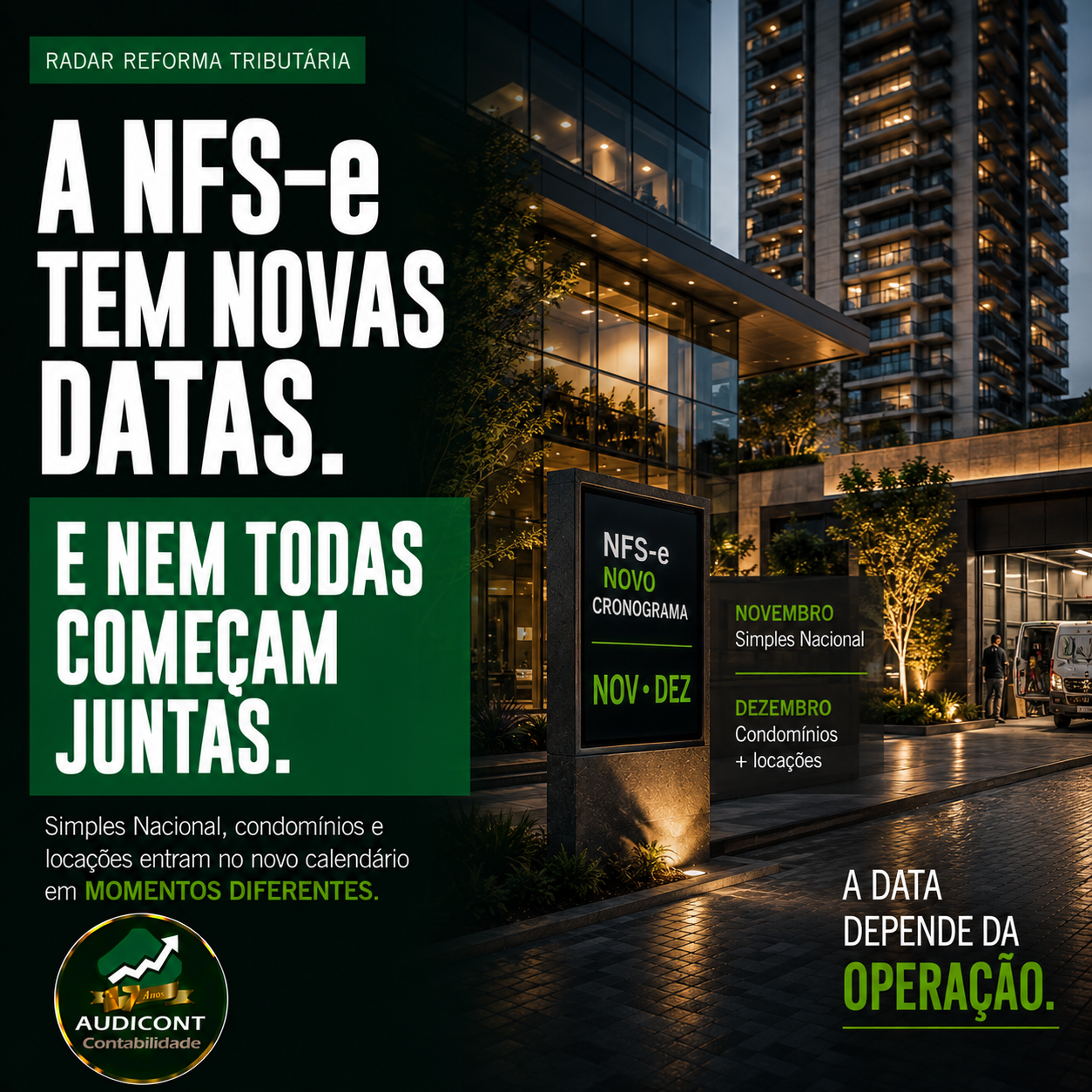 NFS-e: novos prazos para Simples, condomínios e locações