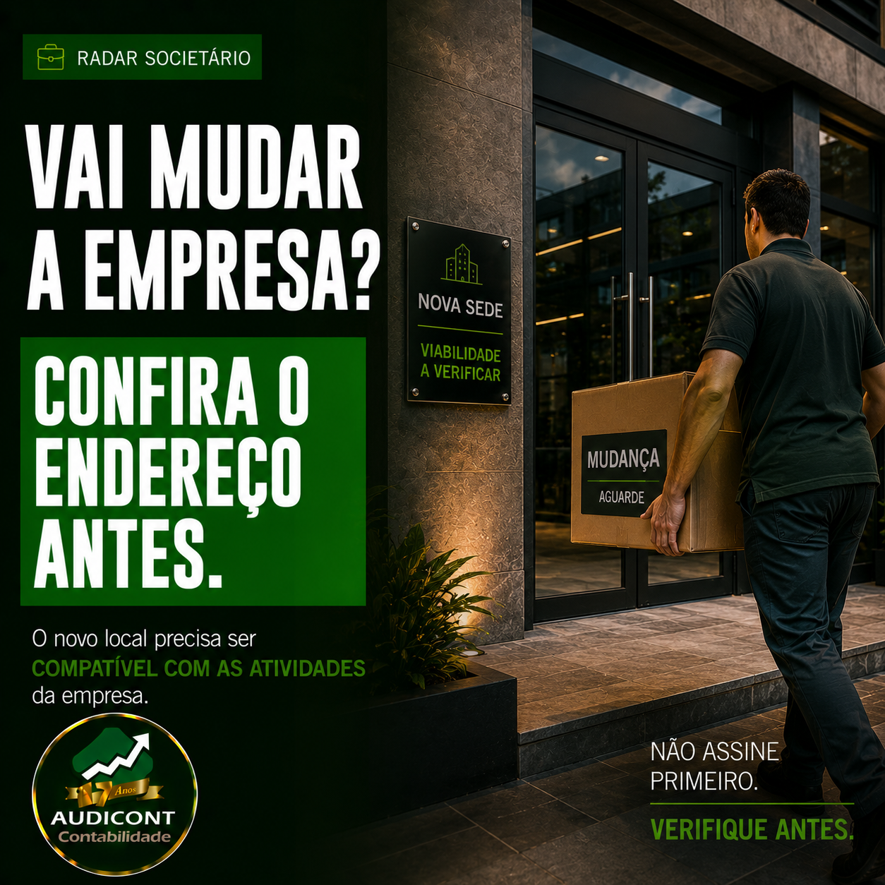 Mudança de endereço da empresa: quando é preciso fazer viabilidade e alteração contratual