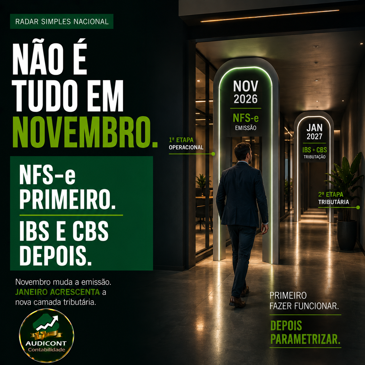NFS-e em novembro e IBS/CBS em janeiro: entenda as duas etapas