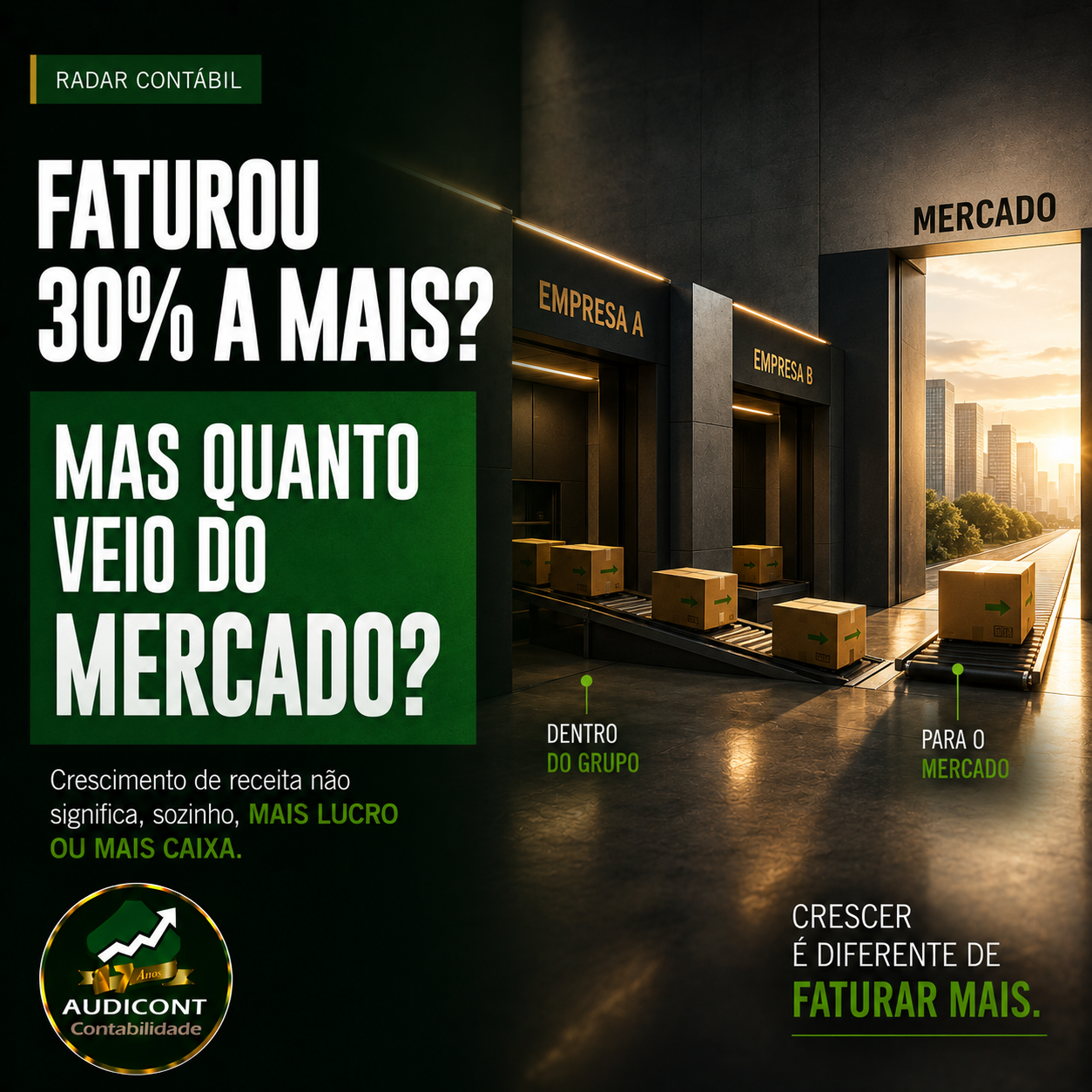 Faturamento e margem: vendas entre empresas podem distorcer o resultado