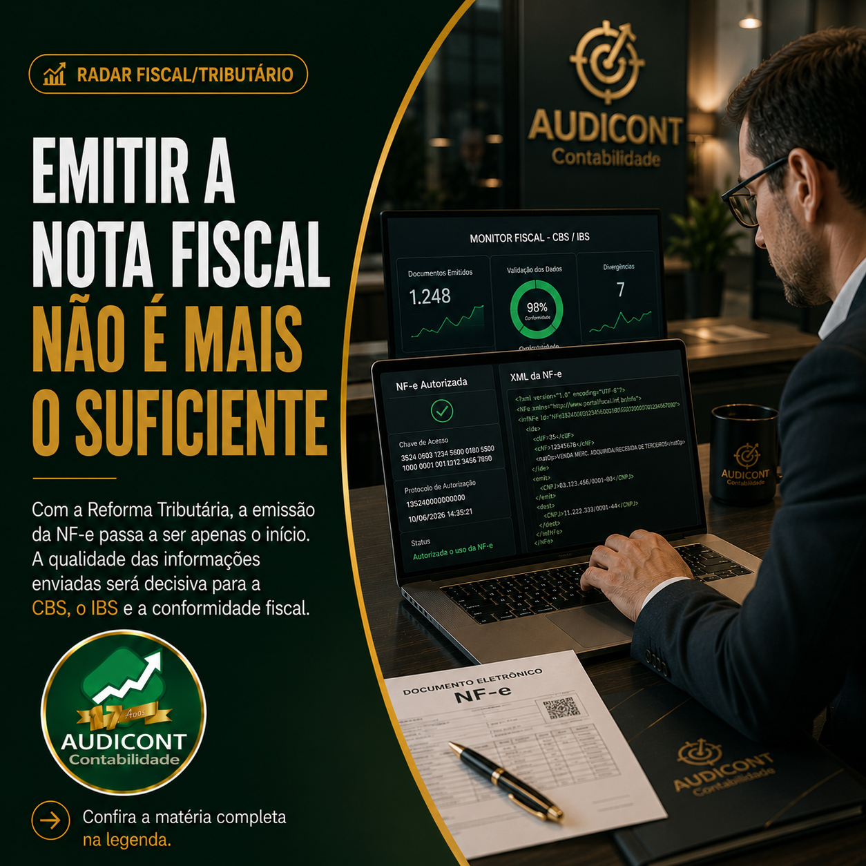 📄 Reforma Tributária muda a rotina do Departamento Fiscal: emitir a nota fiscal deixou de ser apenas o começo do processo