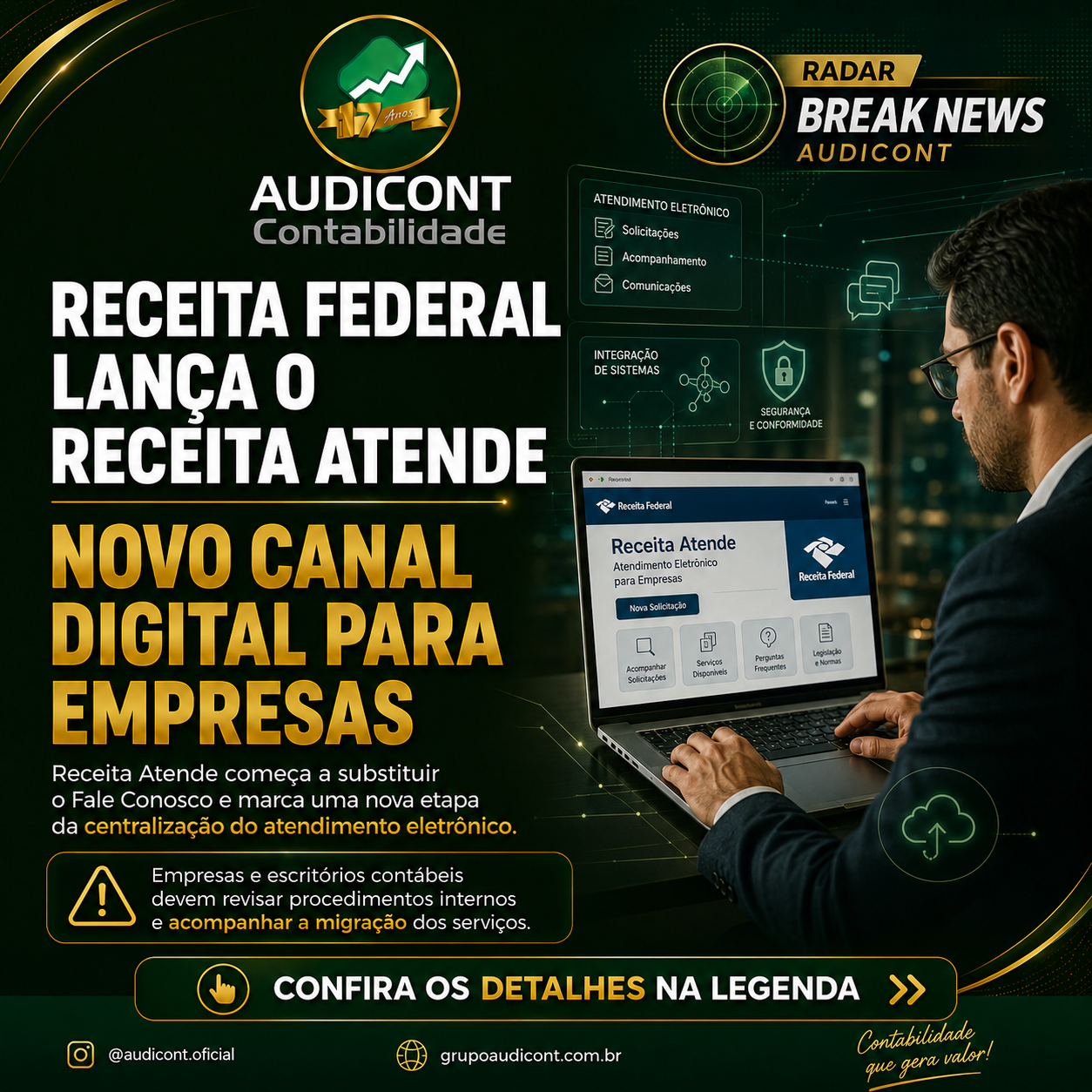 🚨 Receita Federal lança o “Receita Atende” e inicia nova fase do atendimento digital