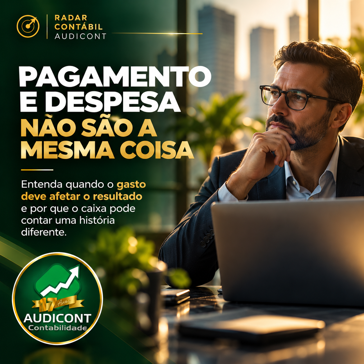 Regime de competência: quando a despesa entra no resultado