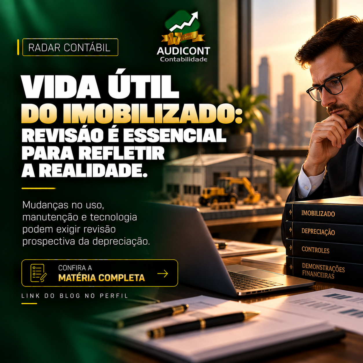 Vida útil do imobilizado: quando revisar a depreciação