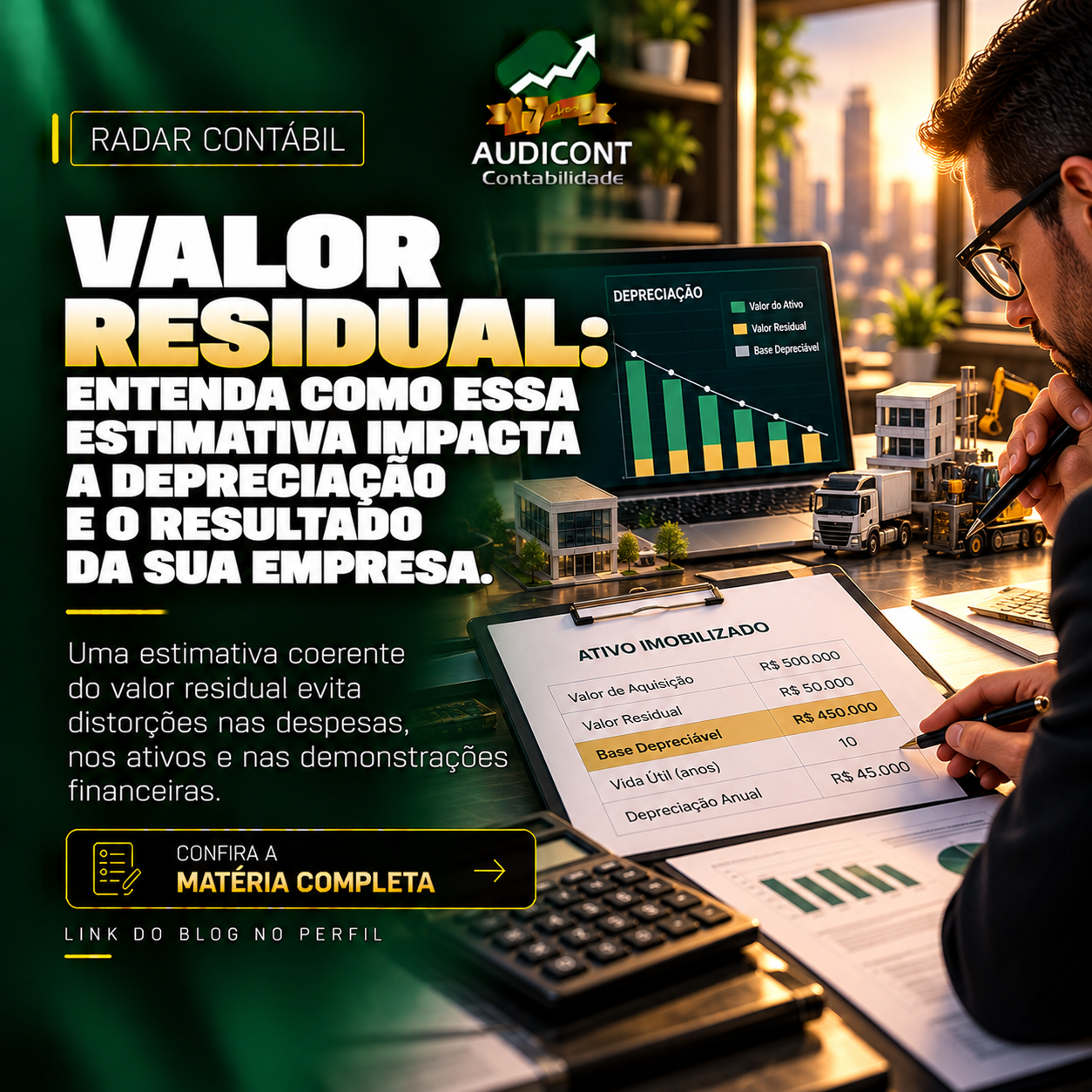 Valor residual: o detalhe que muda a depreciação do ativo