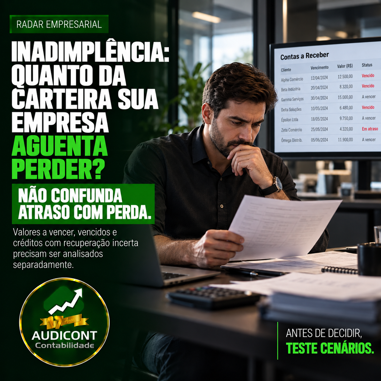 Inadimplência: qual perda sua empresa consegue absorver?