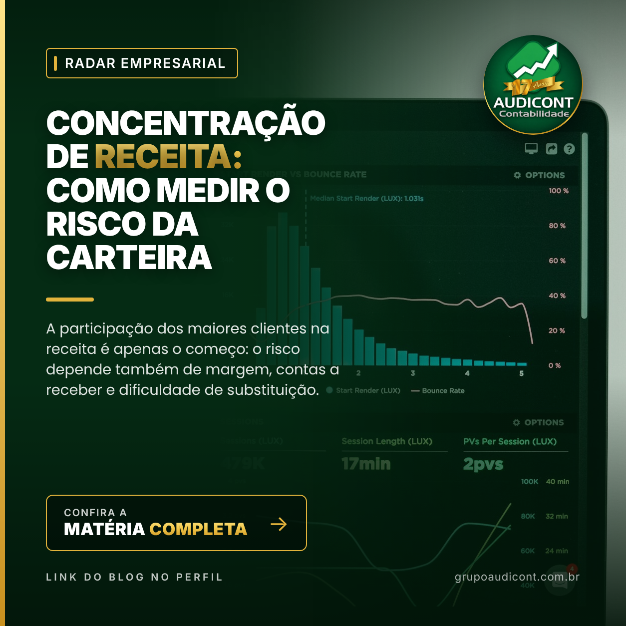Concentração de receita: como medir o risco da carteira