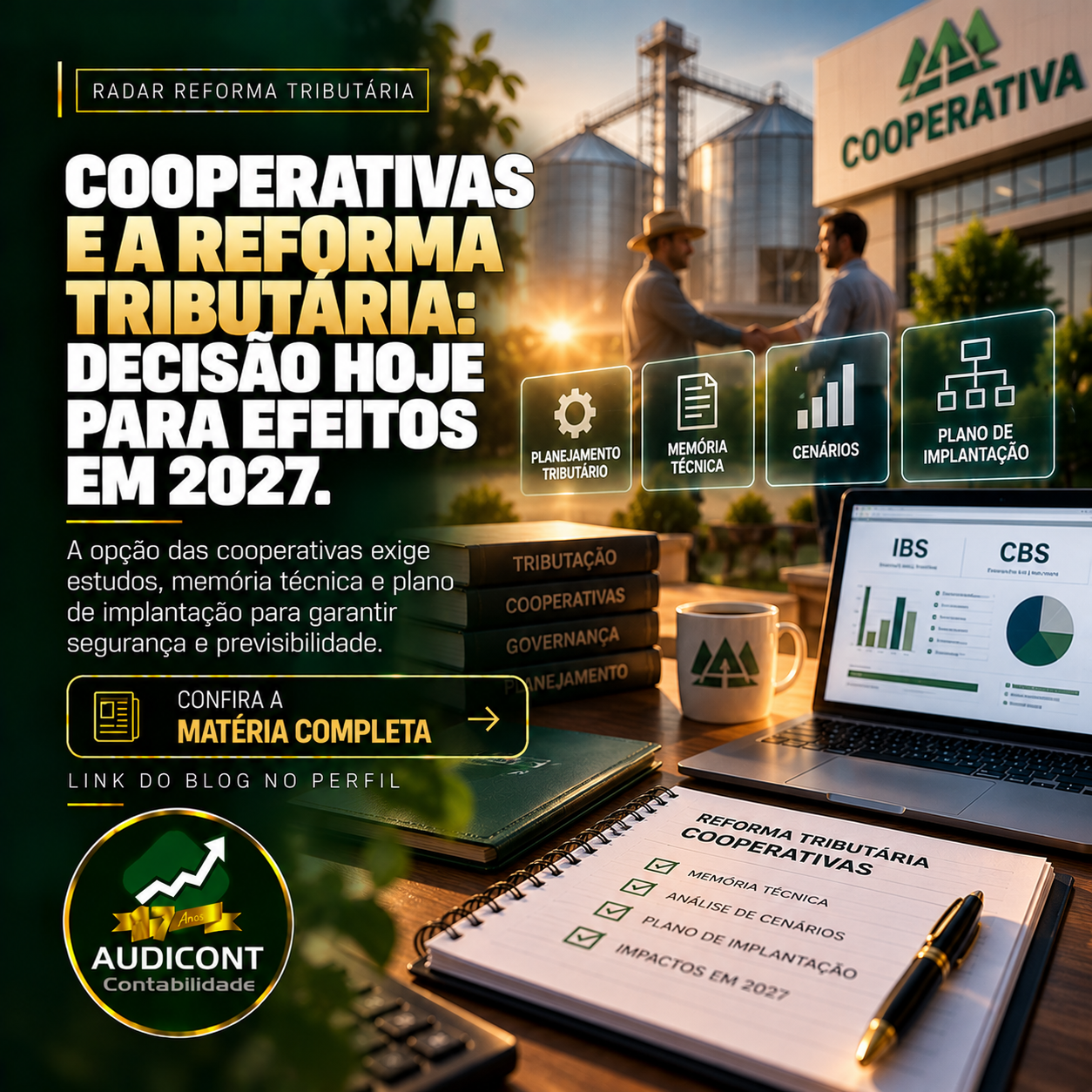 Cooperativas: opção por IBS e CBS termina em outubro