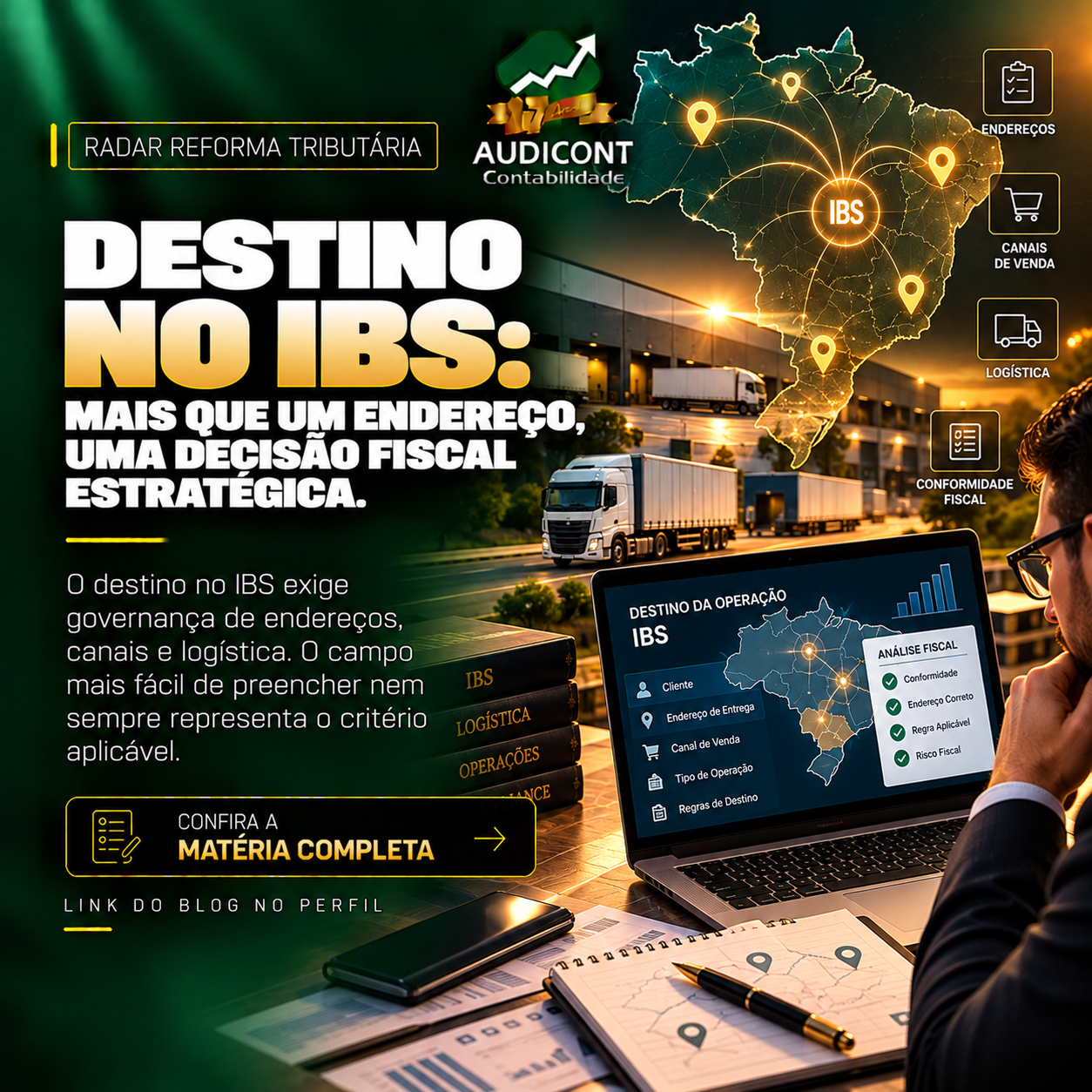 IBS no destino: quais dados da operação precisam fechar
