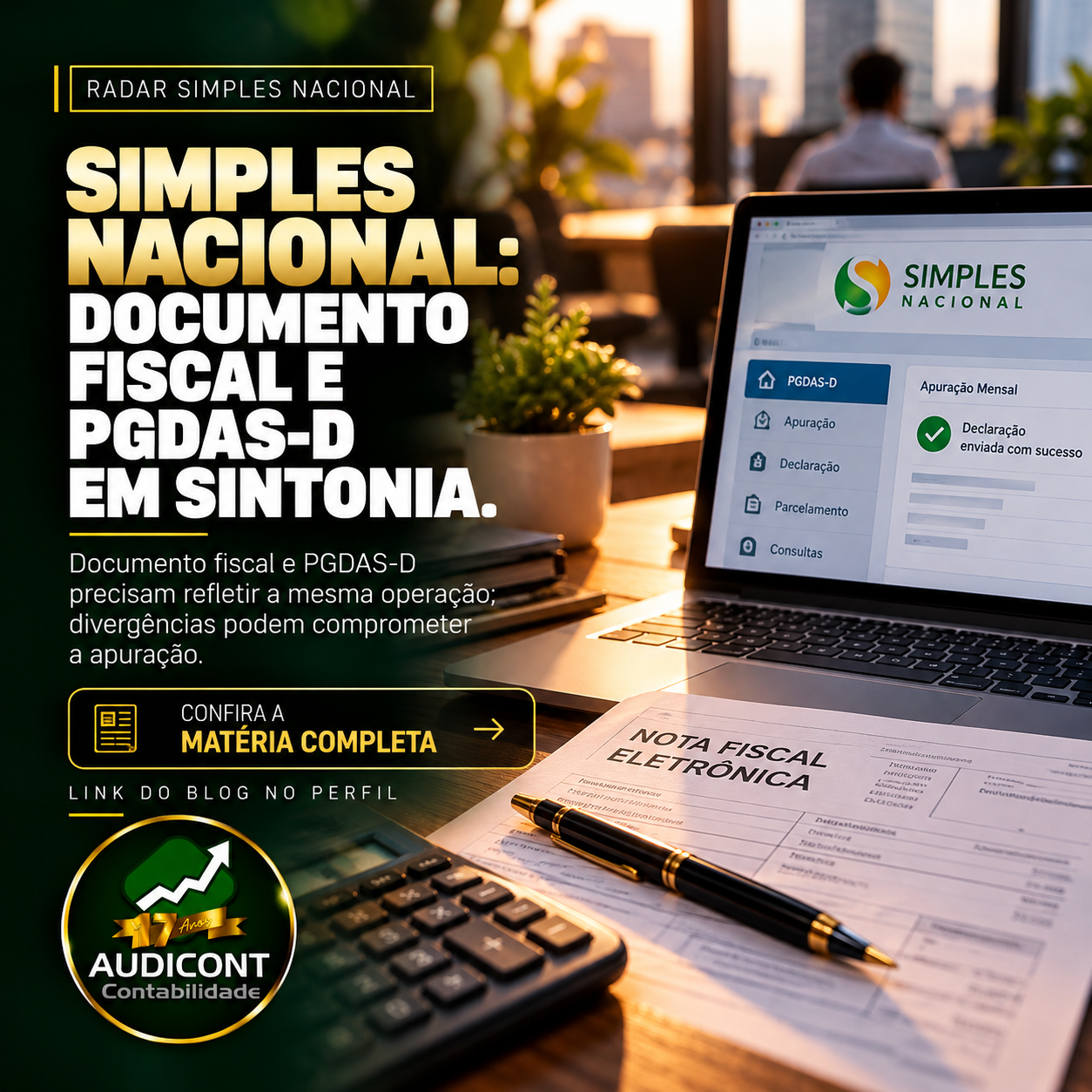 Simples 2027: nota fiscal e PGDAS-D precisam conversar