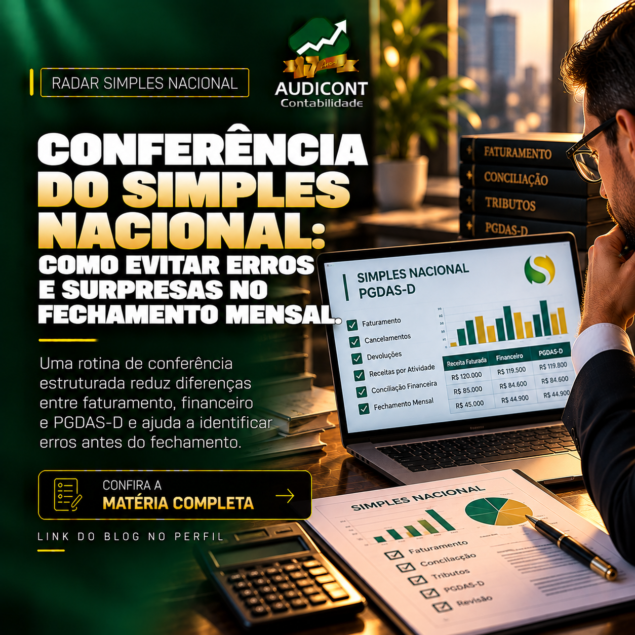 Título da página	Simples 2027: como organizar a conferência mensal