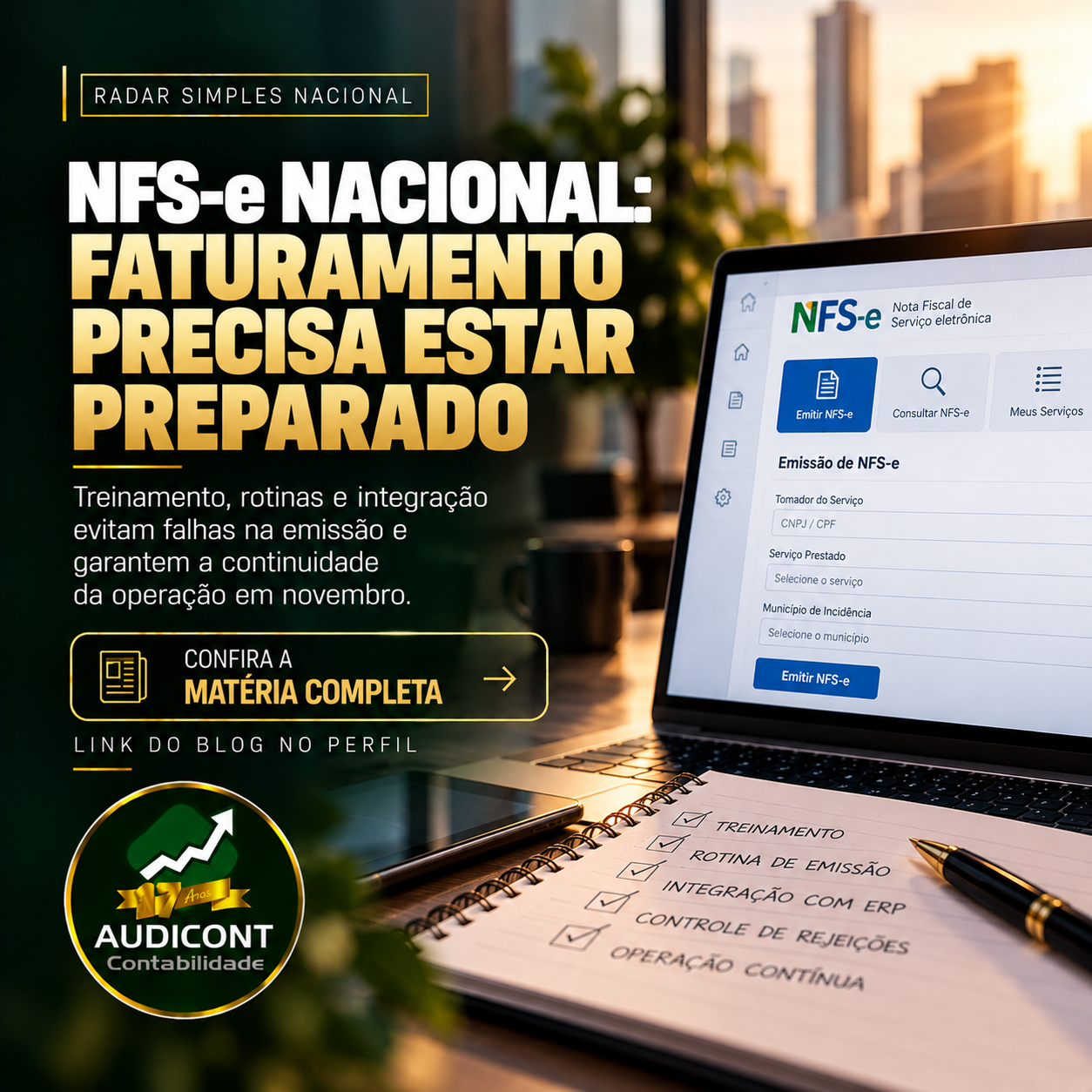 NFS-e Nacional: como preparar o faturamento para novembro