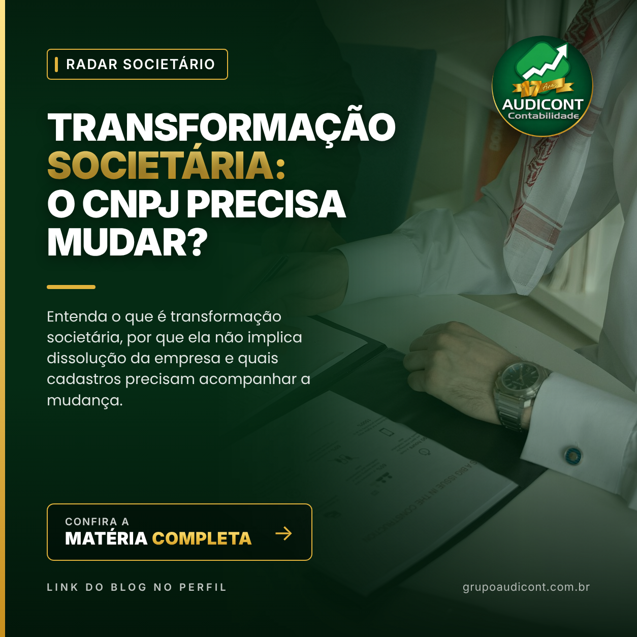 Transformação societária: o CNPJ precisa mudar?