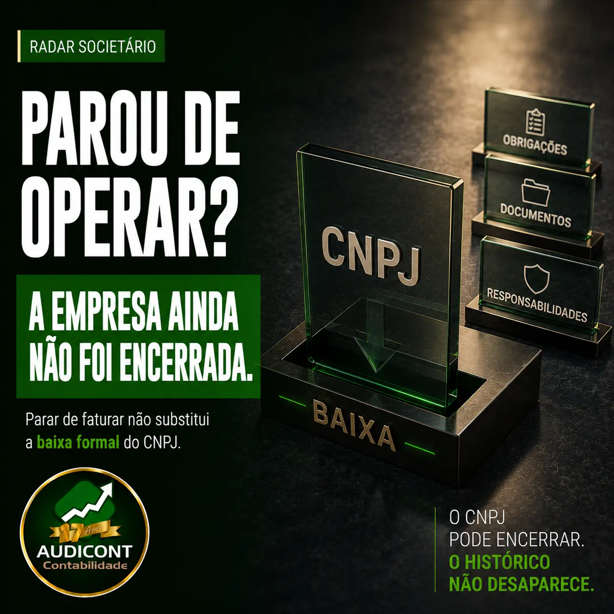Como encerrar uma empresa sem deixar pendências cadastrais e societárias