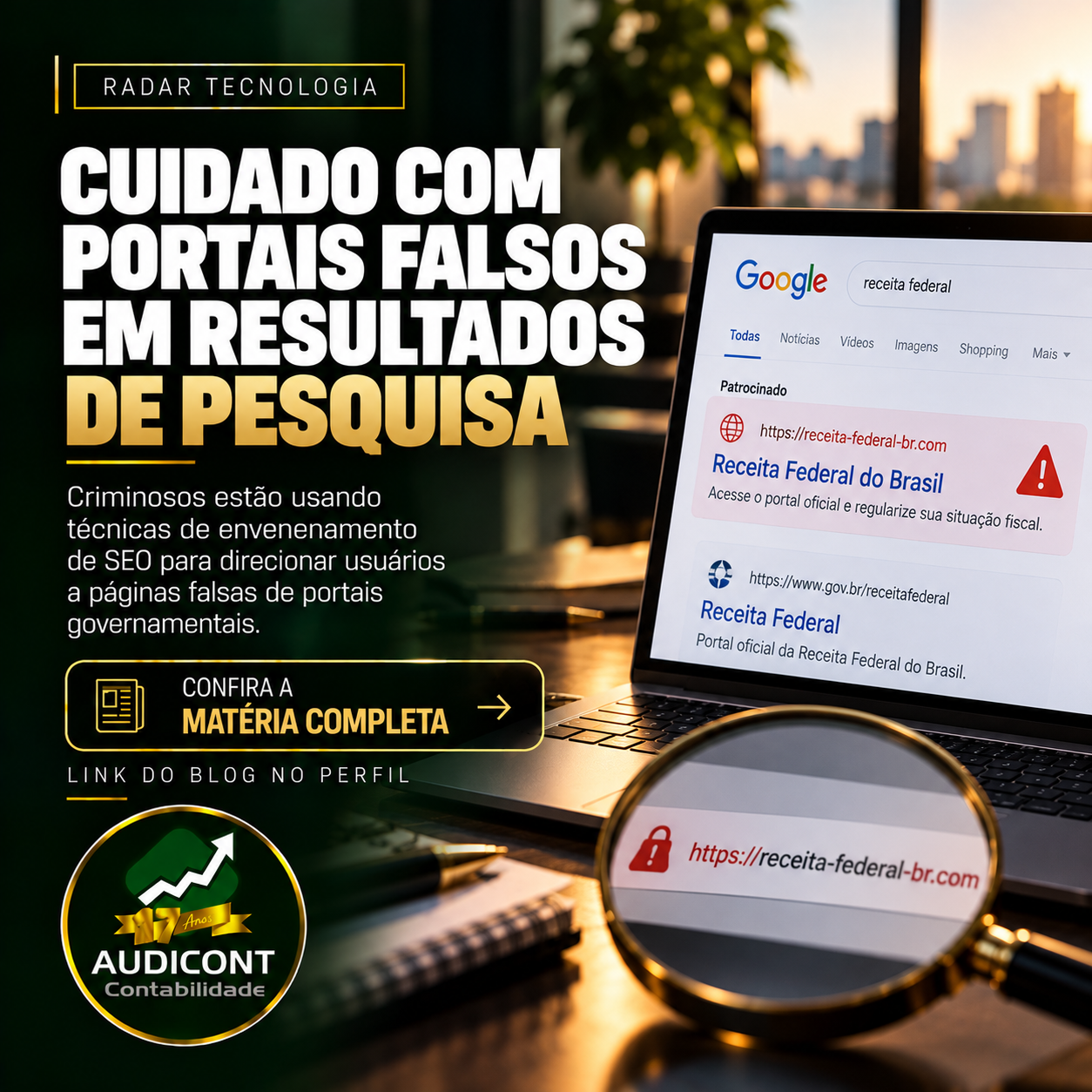 Resultado de busca falso: sua equipe sabe reconhecer?