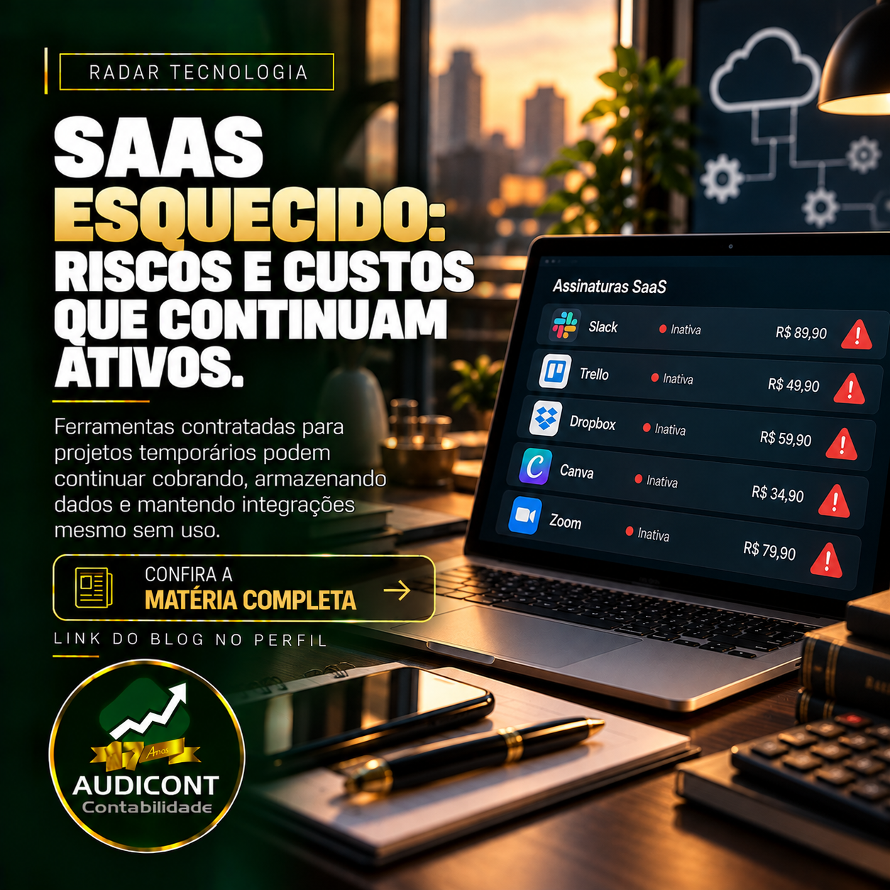 SaaS esquecido: contas órfãs mantêm dados e acessos