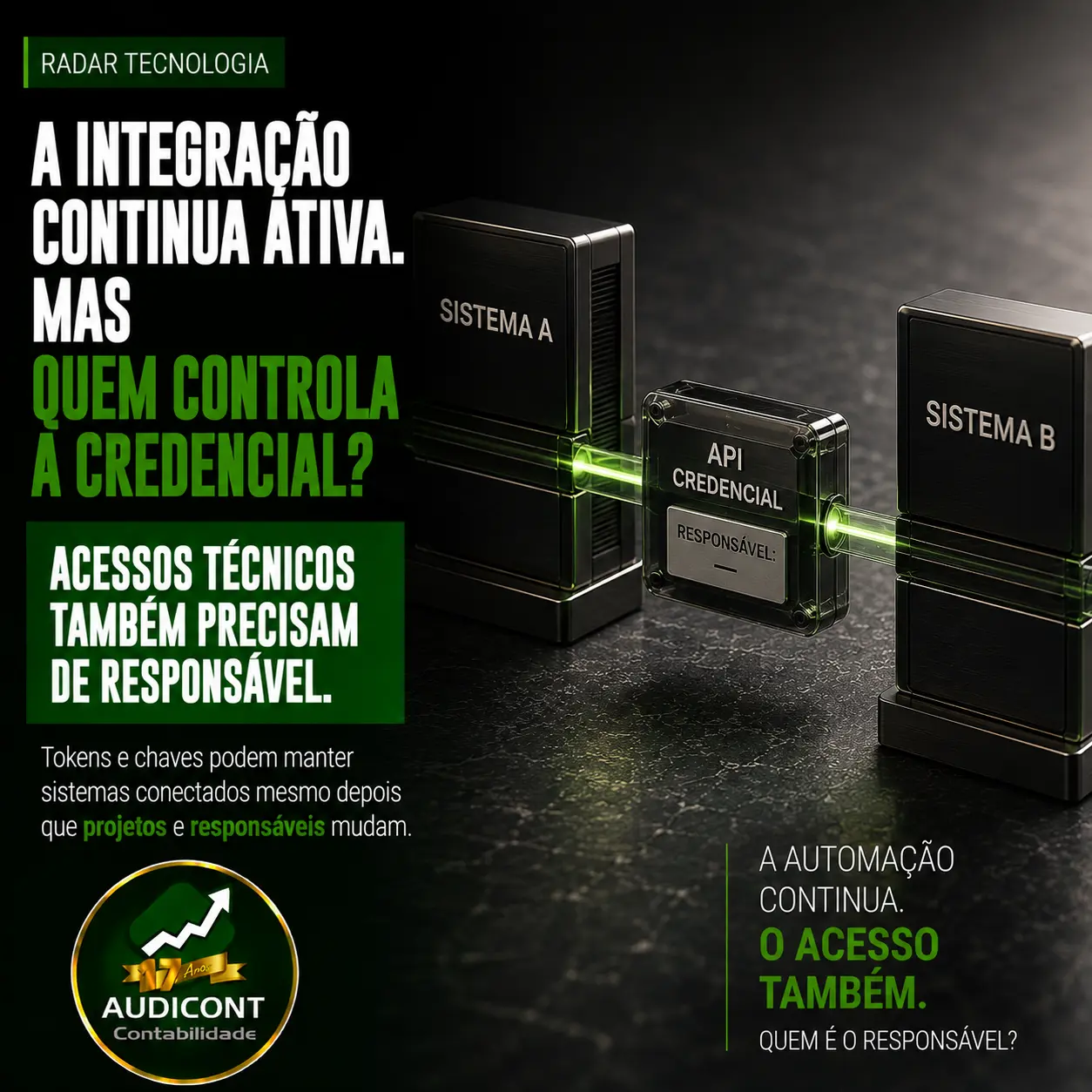Chaves de API: quem controla os acessos das integrações?