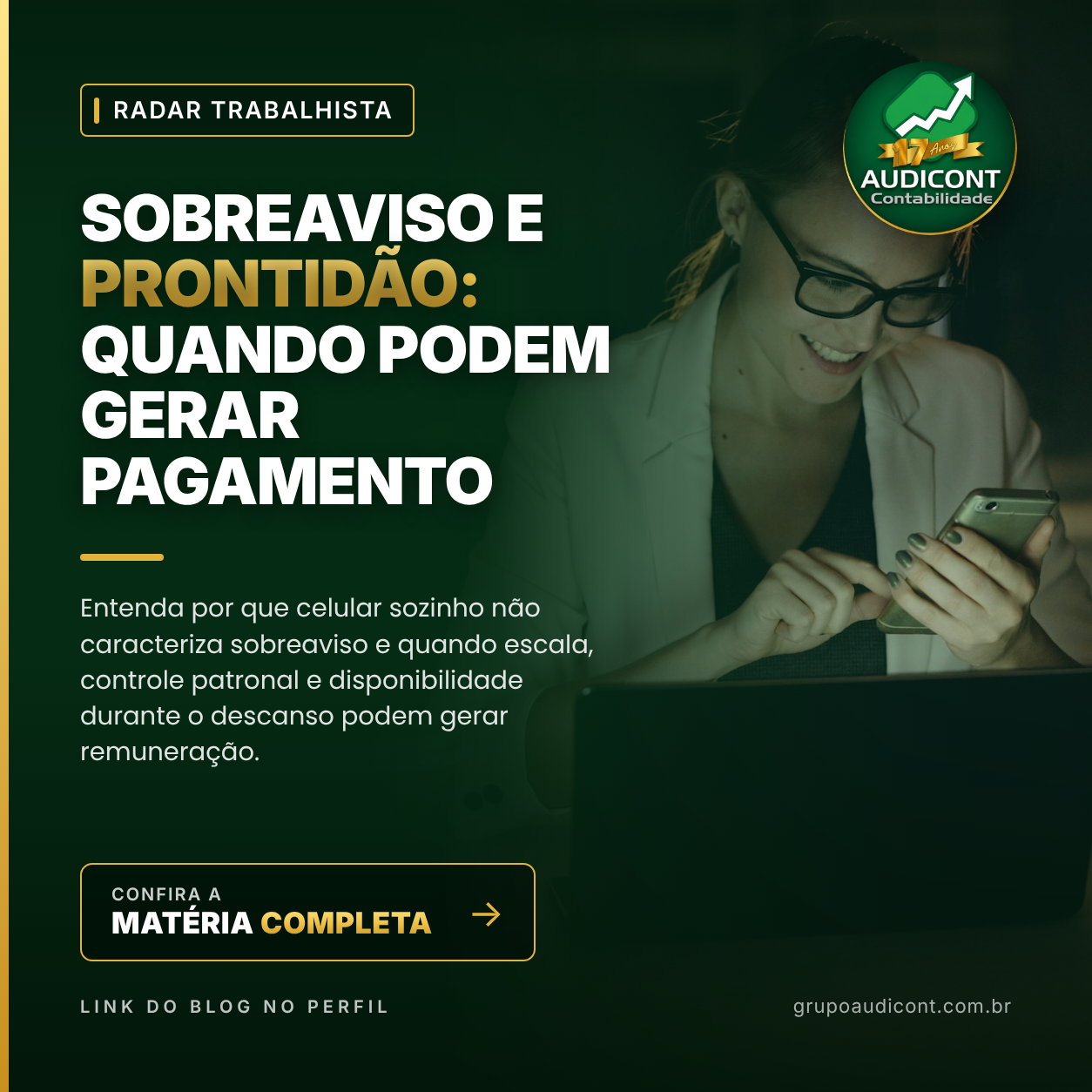 Sobreaviso e prontidão: quando podem gerar pagamento