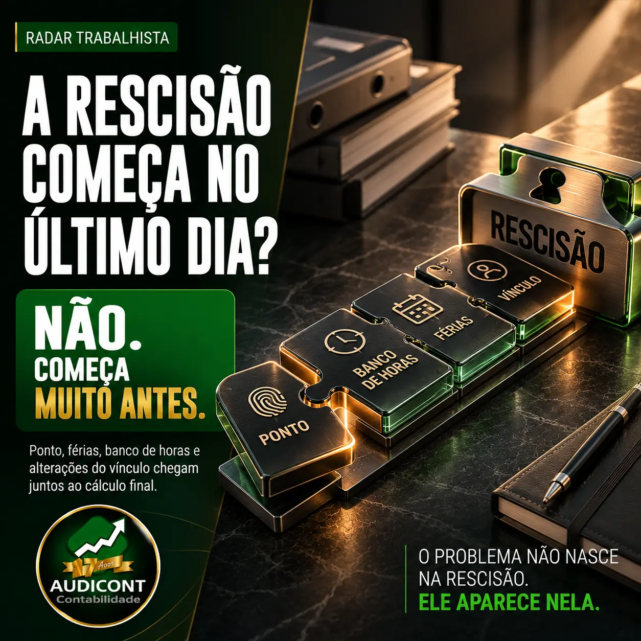 Rescisão trabalhista: do último ponto ao cálculo final